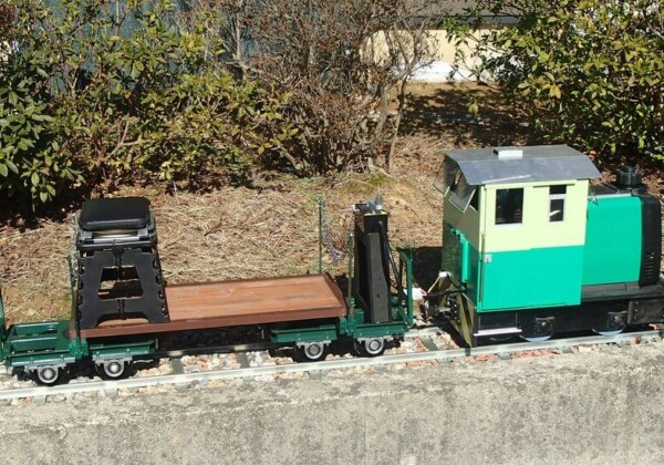 乗用鉄道模型（5インチゲージ）の貨車