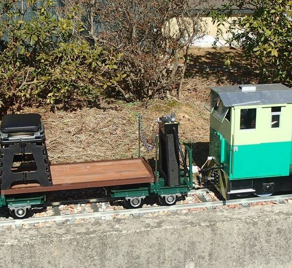乗用鉄道模型（5インチゲージ）の貨車