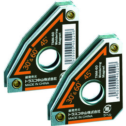 TRUSCO 溶接用マグネット TMM-60 / 2個セット / 保持角度30°/45°/60