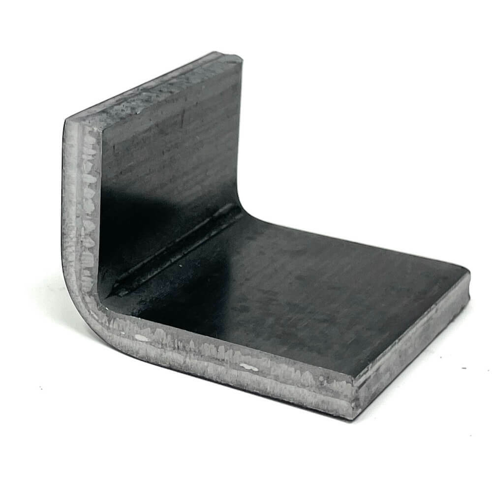 鋼板 L字曲げ 板厚1.6mm 黒皮鉄板の曲げ加工 | 鋼材のネット通販 鋼屋