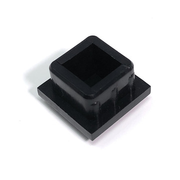 角パイプ用エンドキャップ(ABS樹脂製) 正方形 角パイプ 1.2x14x14用