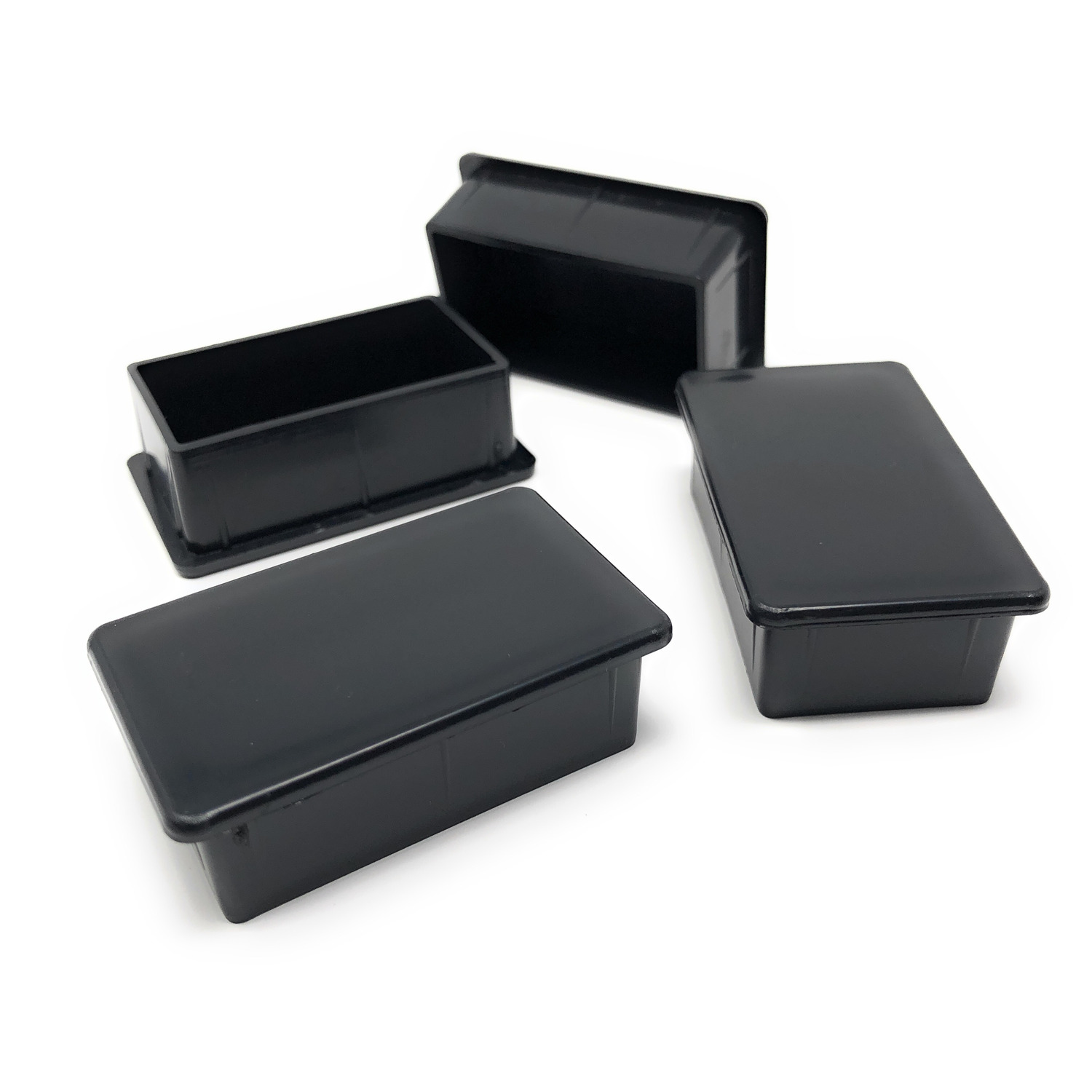 角パイプ用エンドキャップ(ABS樹脂製) 矩形(長方形) 角パイプ 1.6